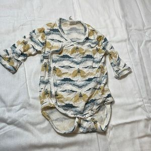 Adorable kimono style onsie by Kate Quinn